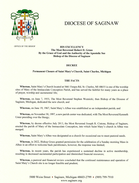 Permanent Closure Letter